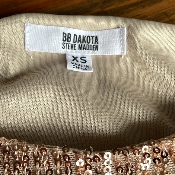BB Dakota by Steve Madden sequined tunic dress in Blush!!! - Picture 11 of 12